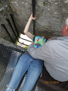 proof that I actually kissed the Blarney Stone! 