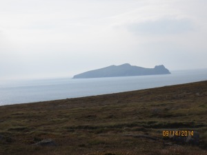 The old man laying down in the sea